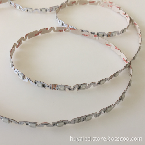 Flexible LED Strip Lights DC 12V 24V S Type 5050 48 LEDs/m for Holiday Decorations